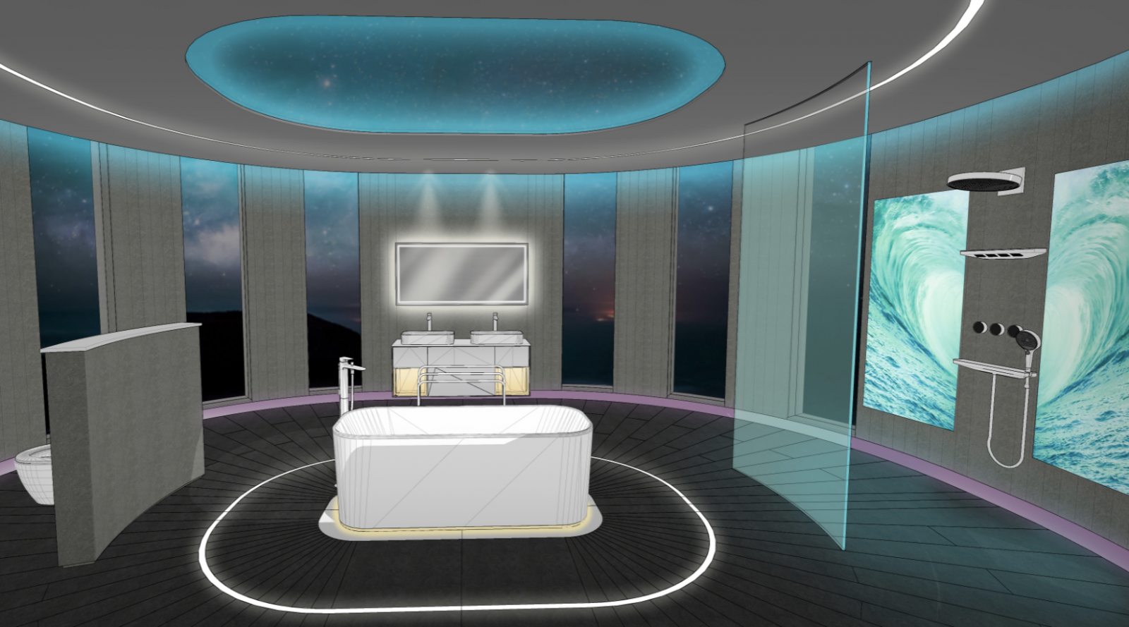 Koncept ID Virtual Reality concept