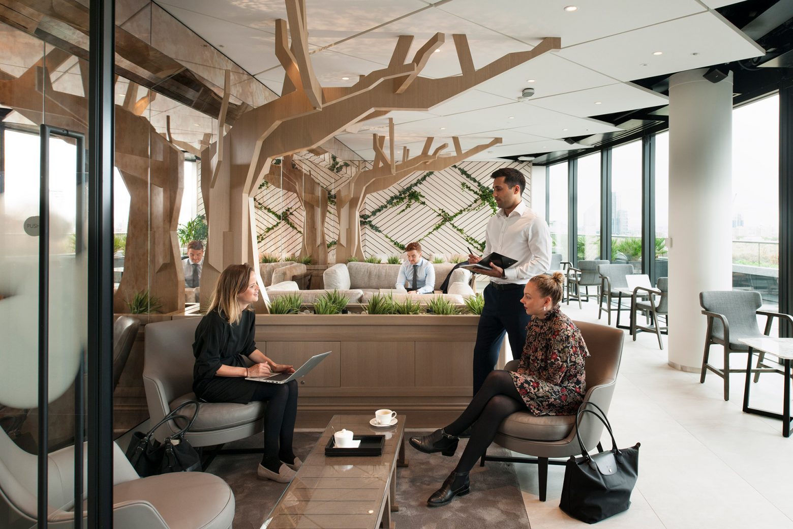 Coworking space at 1 New Street Square, Deloitte HQ