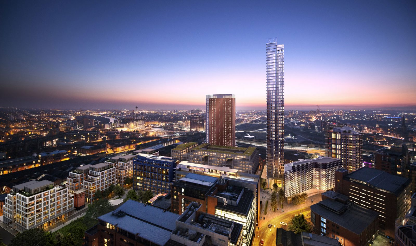 St Johns Manchester skyline