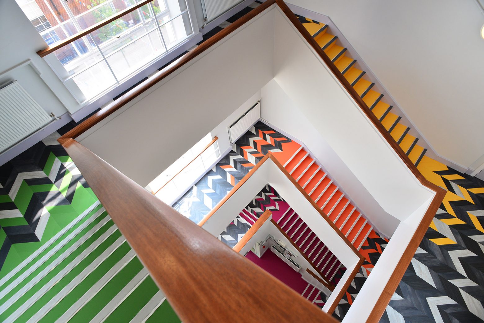 Amtico flooring on Staircase, University of Leeds