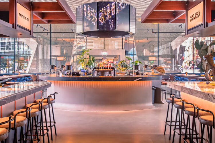 Arcade Food Theatre Main Bar