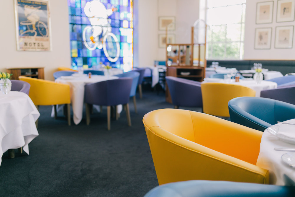 Muirhead Leather tub chairs at Bibendum Restaurant