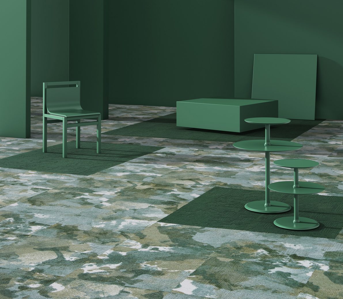 Fluid& 604 modulyss office carpet