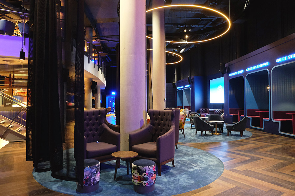 Quandrant's Shimmer carpet collection at O2 Blueroom