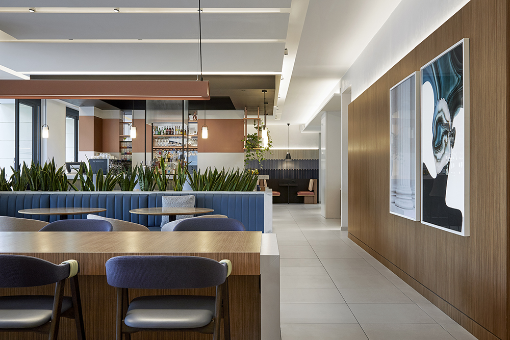 Lobby of Crown Plaza Hotel