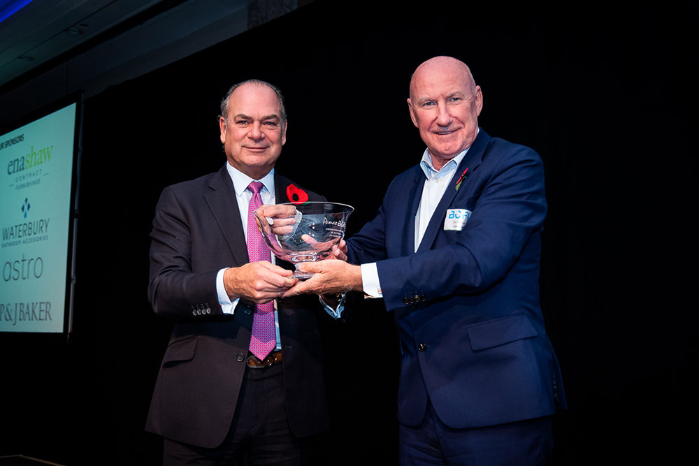 Jack Pringle receives BCFA Lifetime Achievement Award