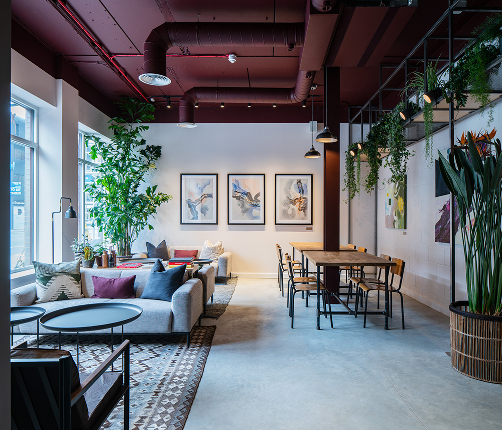 Coworking space at x+why