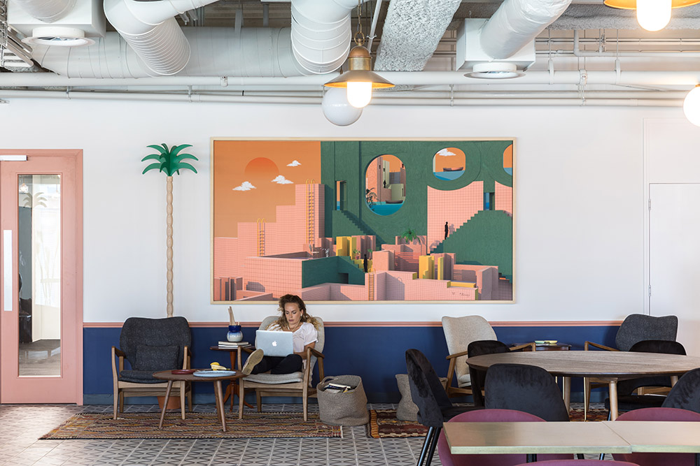 Bespoke artwork at Mindspace Shoreditch