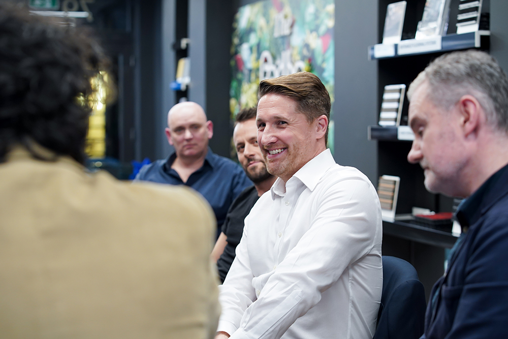 Mix January roundtable at Forbo Showroom