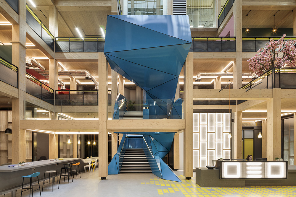 Lobby inside the Import Building at Republic
