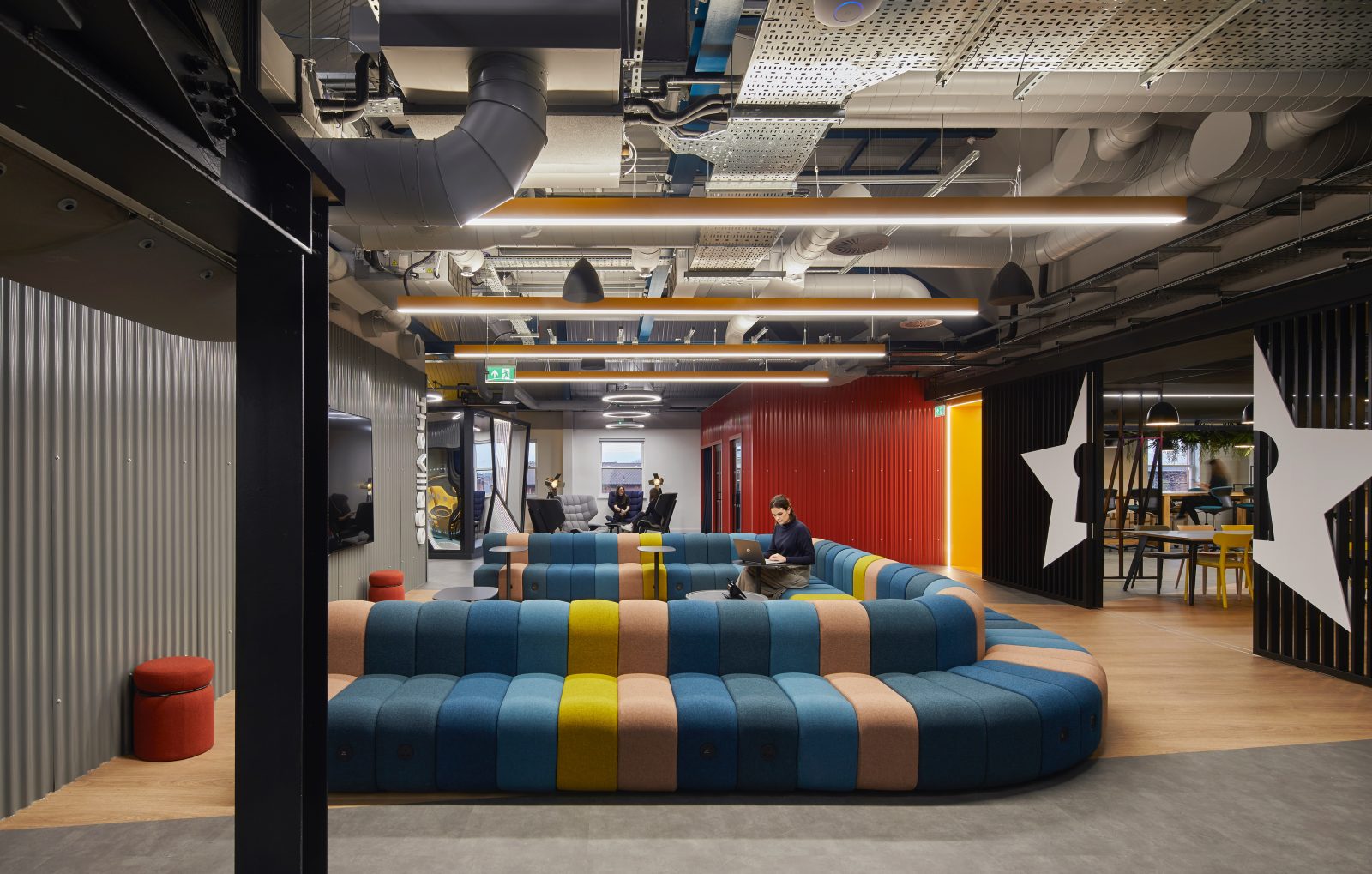 Seating area at Playdemic Manchester