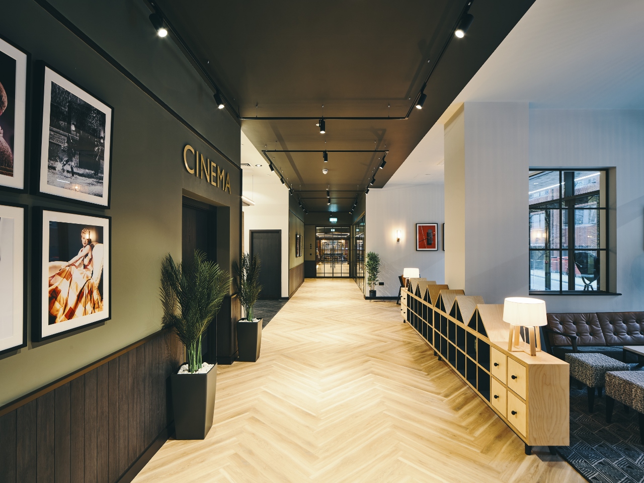 Entrance to the cinema