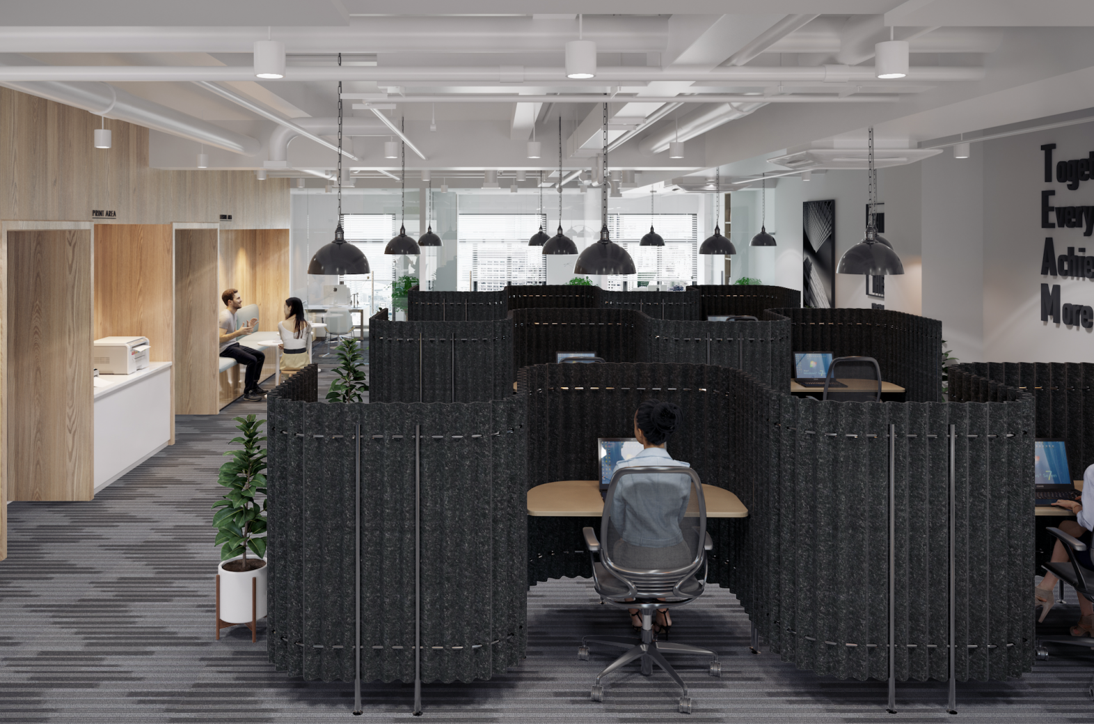 Allsfar Workbox in an office environment