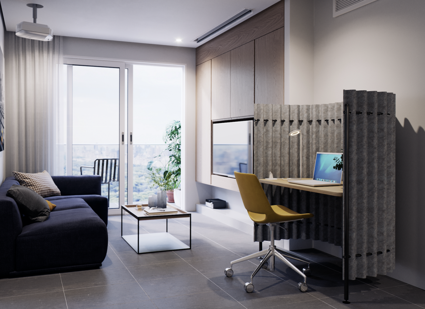 Workbox Allsfar in an apartment setting