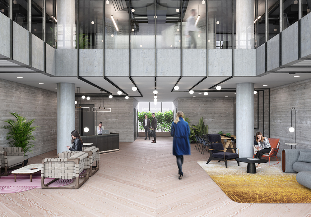 The lobby of the Southworks Rushworth Street