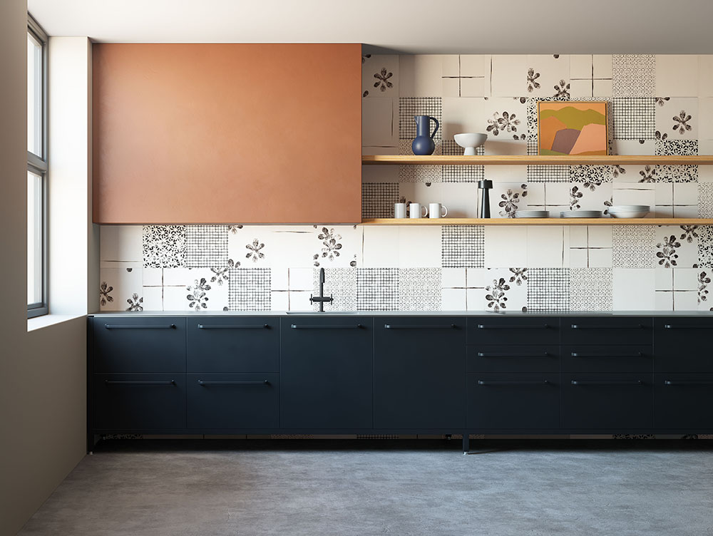 Mutina Chymia tiles for a kitchen splashback