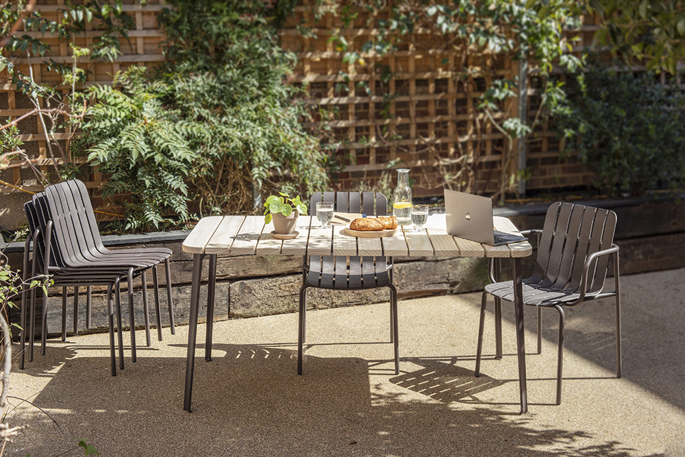 Very good proper latte chair canteen table