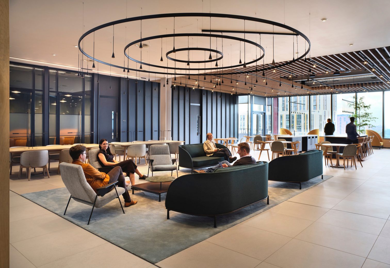 BDP Eversheds Sutherland Office Design Workplace Commercial Interiors Lobby Hero