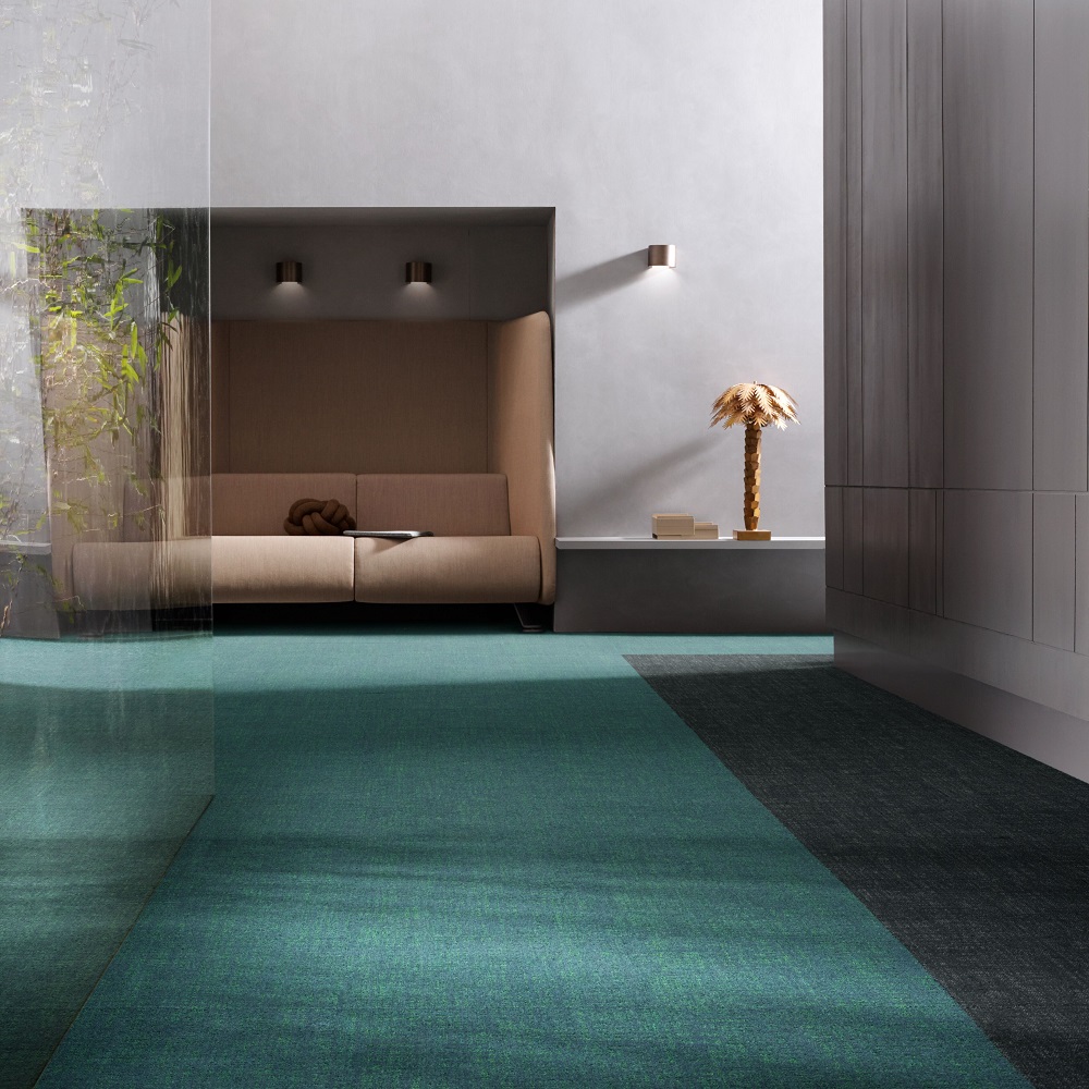 Forbo Flooring Systems-Tessera Perspective green carpet
