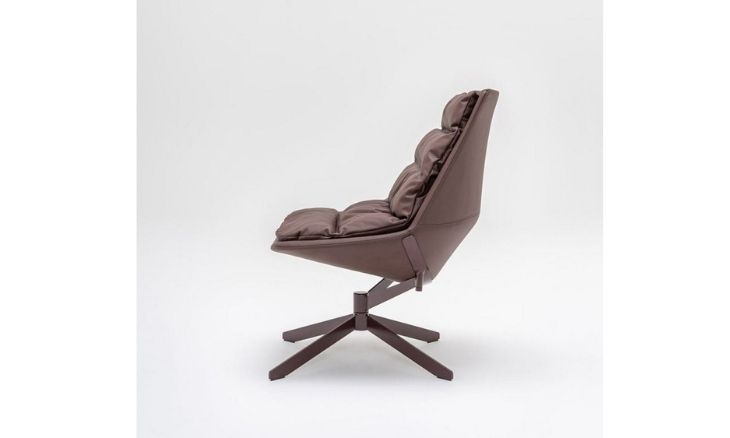 MDD Fat Frank chair brown side shot