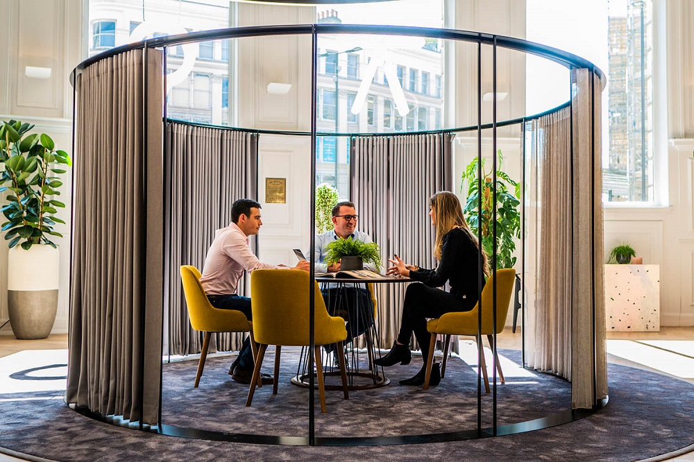 Table Place Chairs-Circle of Life in use in office