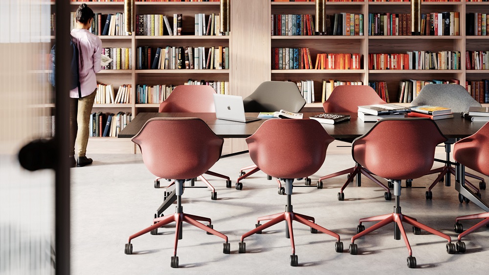 Wilkhahn Yonda chairs at desk