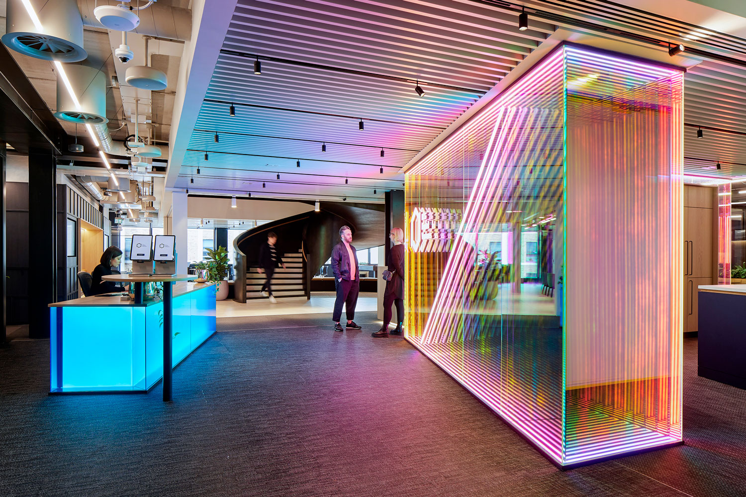 HLW BCG Digital Ventures creative lighting interior design