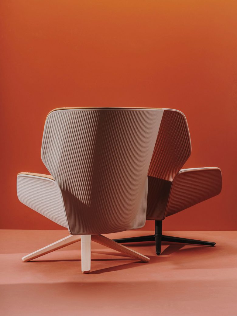 Clerkenwell Design Week Andreu World Nuez Lounge Bio Chair by Patricia Urquiola