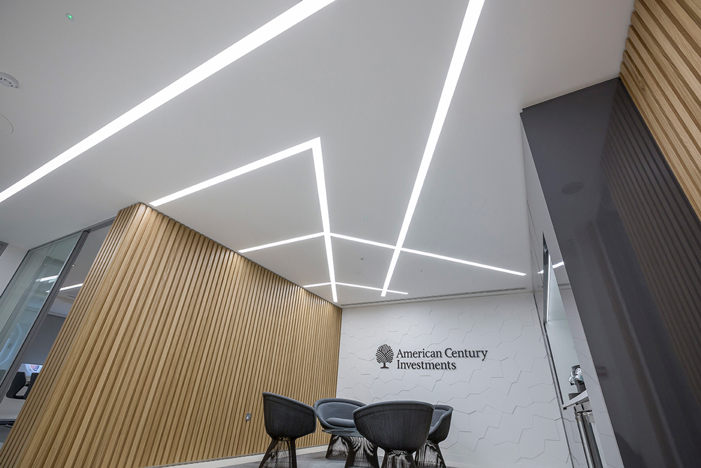 LED linear lighting designed by Synergy Creativ design team