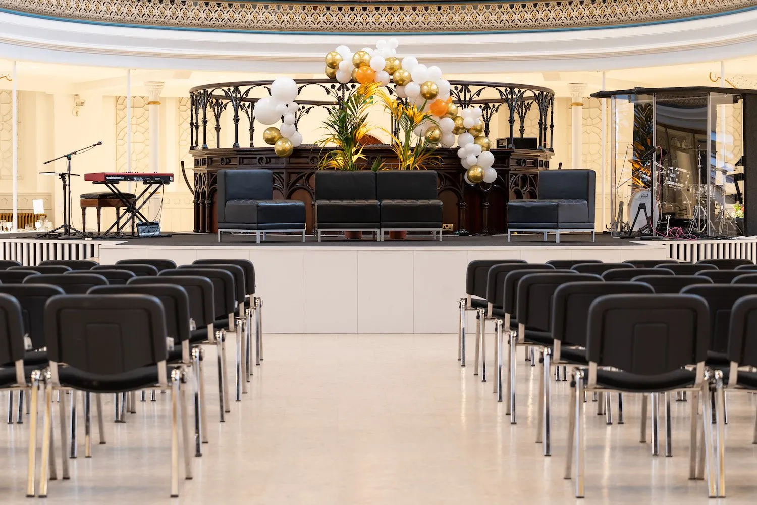 Seating in Main Hall, Westminster Chapel