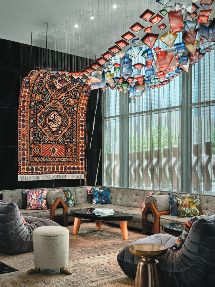 W Dubai Mina Seyahi by Marriott, interior inspired by Arabian jewels