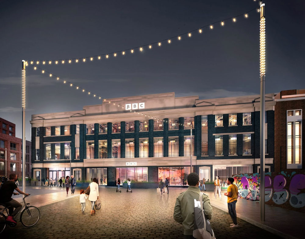 BBC Birmingham typhoo building workplace