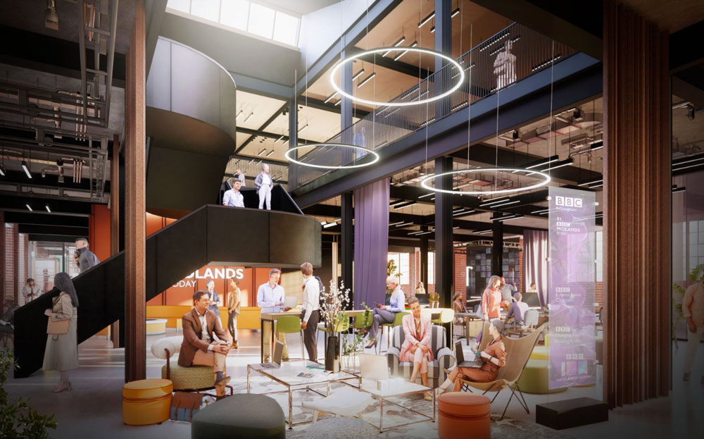 BBC Birmingham typhoo building workplace