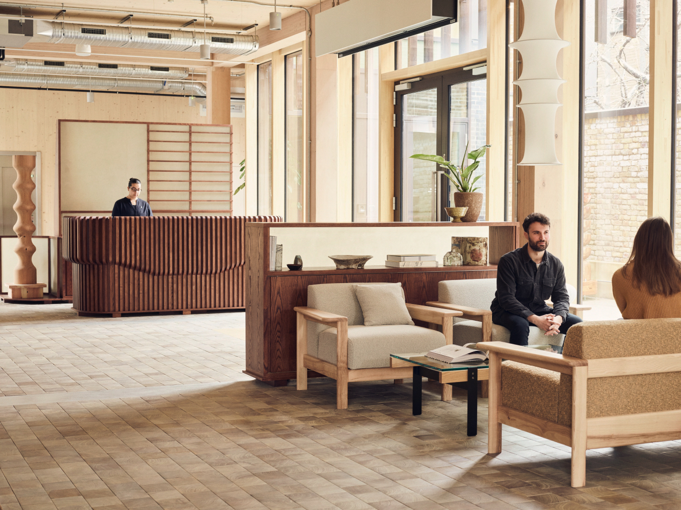 Black & White Building, The Office Group - reception