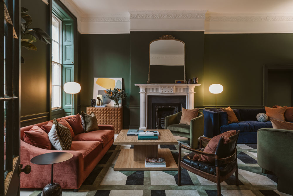 Chief womens members club workspace london seating area