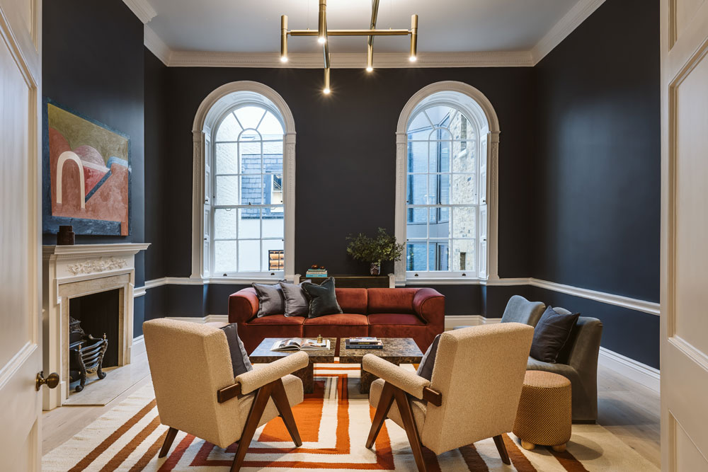 Chief womens members club workspace london seating area