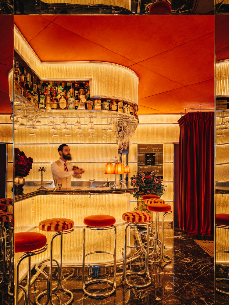 Big Mamma Group, Carlotta - Marble Standalone Bar