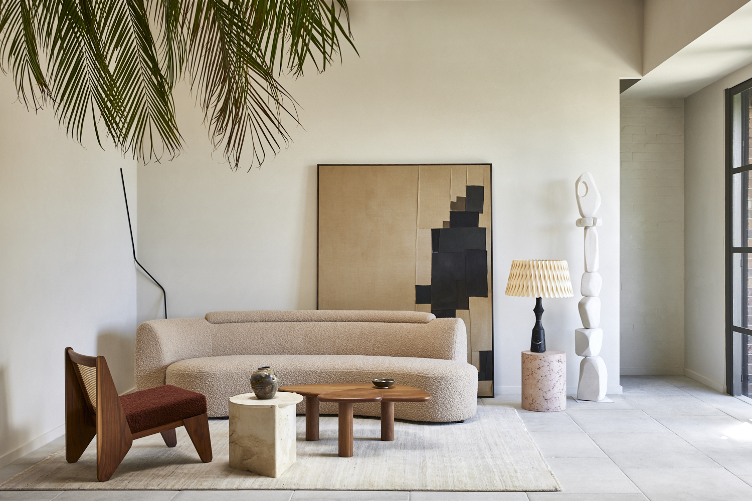 Wyer & Co, Dan Boddam Studio - Textured boucle furnishings