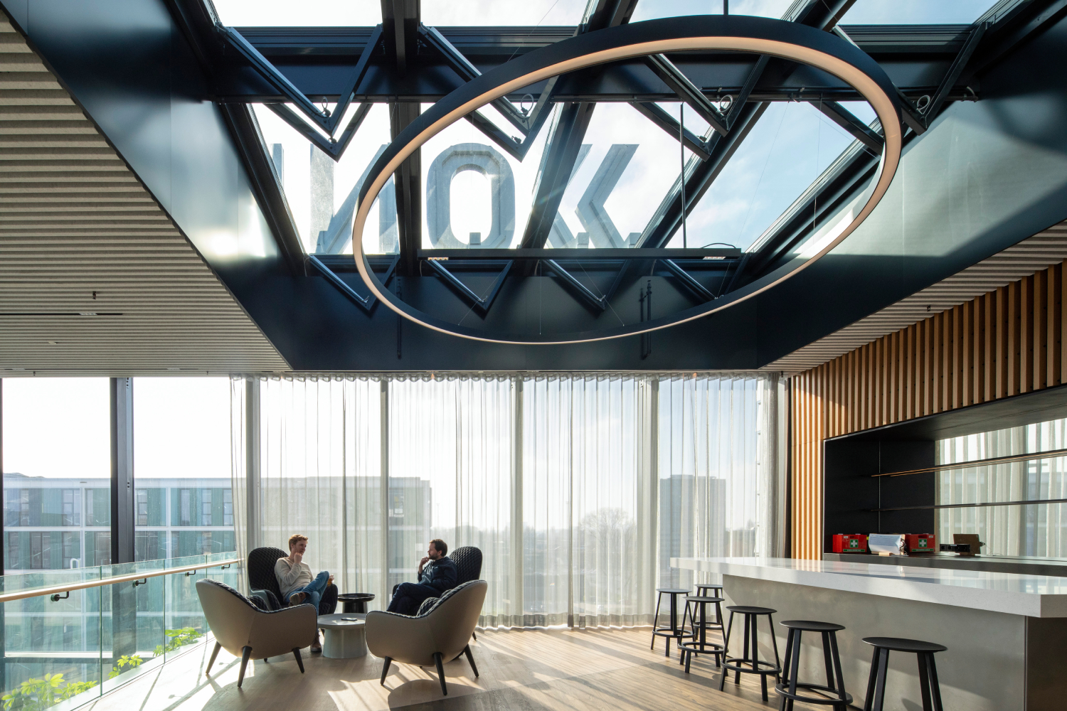MVRDV, Matrix ONE - Top floor workspace