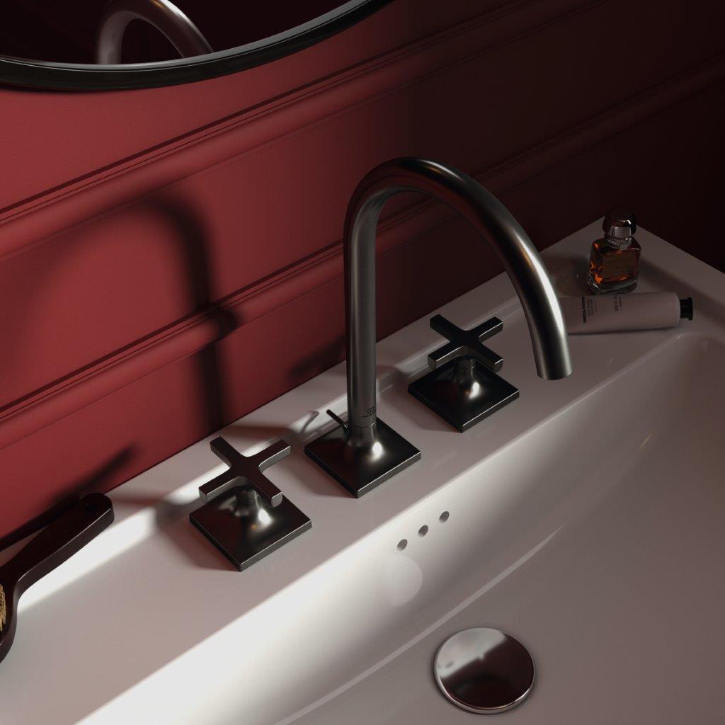 Joy Neo three-hold basin mixer