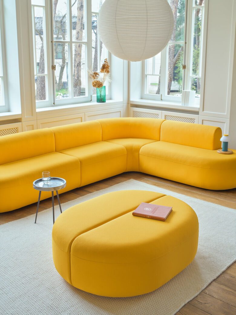 Yellow sofa