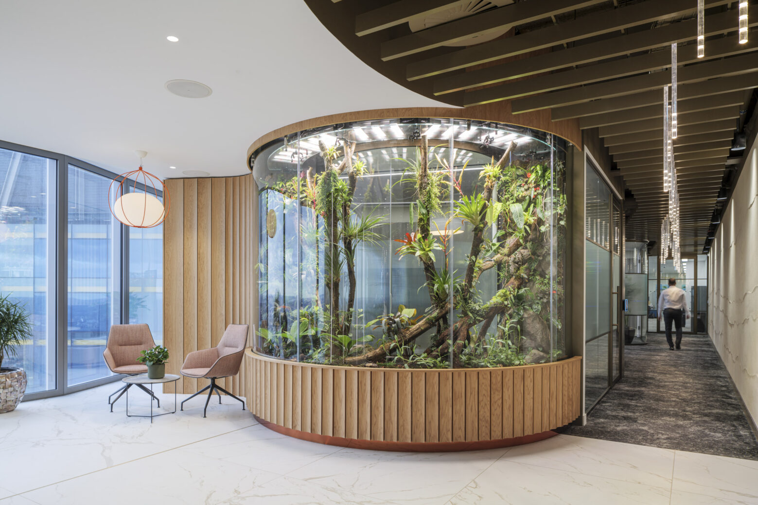Align London Global Insurance Firm - Indoor Bermuda Terrarium