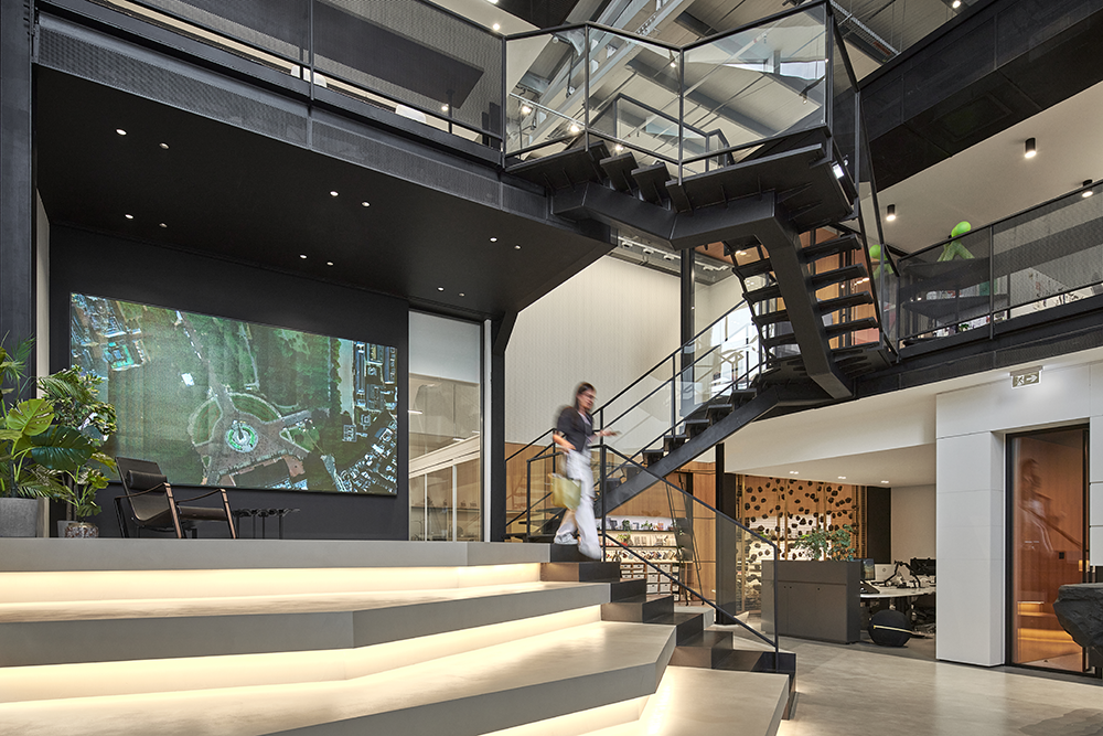 Roar_New Studio_Staircase and Ampitheatre