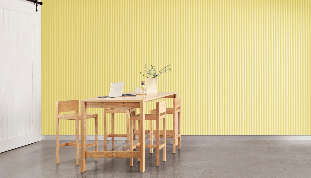 Zen Embossed Acoustic Panel - Butter