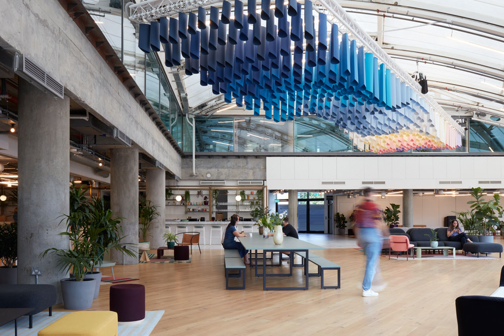 colourful workplace at moo trifle