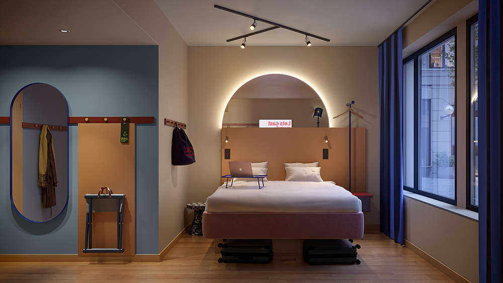 Scandic Go Stockholm hotel hospitality design Koncept - bedrooms