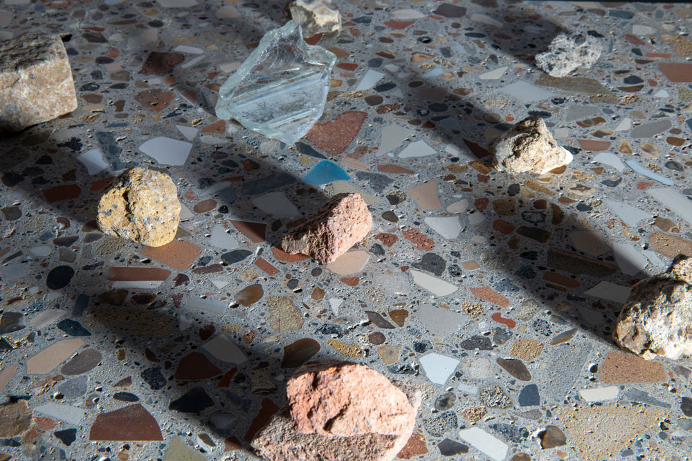rubblazzo terrazzo material commercial interiors