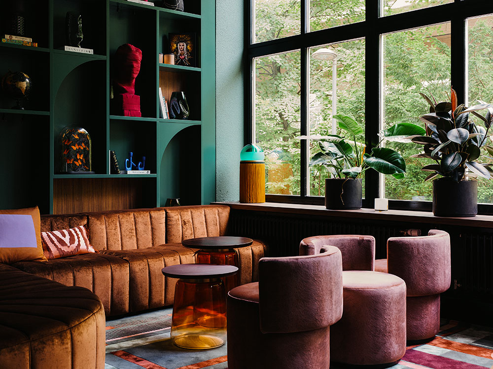 Mix Interiors stylt trampoli the home hotel zurich switzerland hospitality design bar lounge